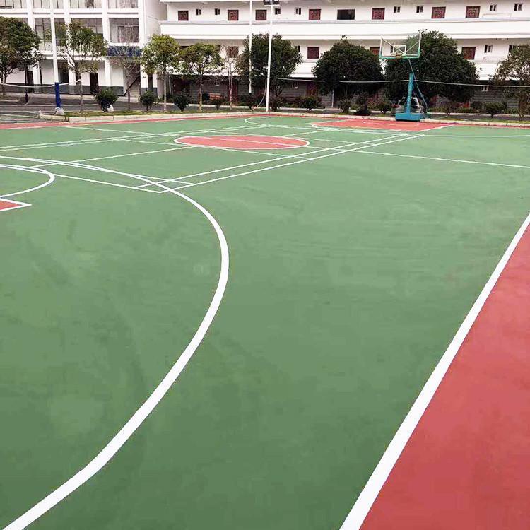 室外篮球场地 小学硅PU运动场 信联体育 装修造价