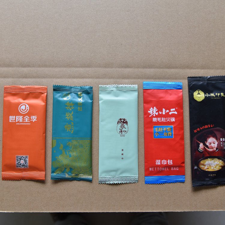 酒店餐饮湿巾 一次性专用湿纸巾 怡美乐 可印刷 来图定制