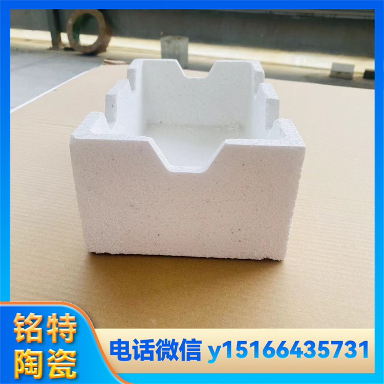 纯白刚玉匣钵 抗冲刷性能 支持各种尺寸定制 铭特陶瓷