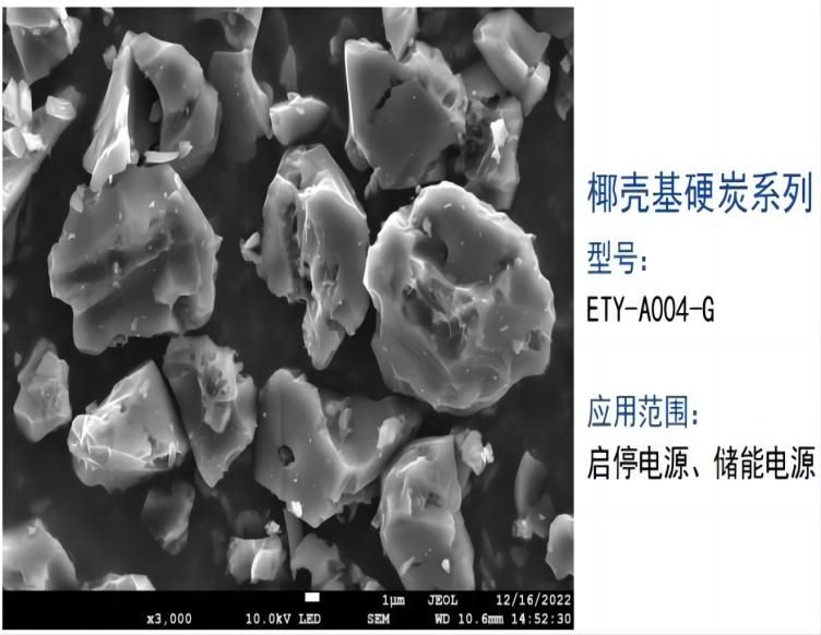生物质硬炭 前驱体原产印尼 硬碳负极材料 高容量高首效