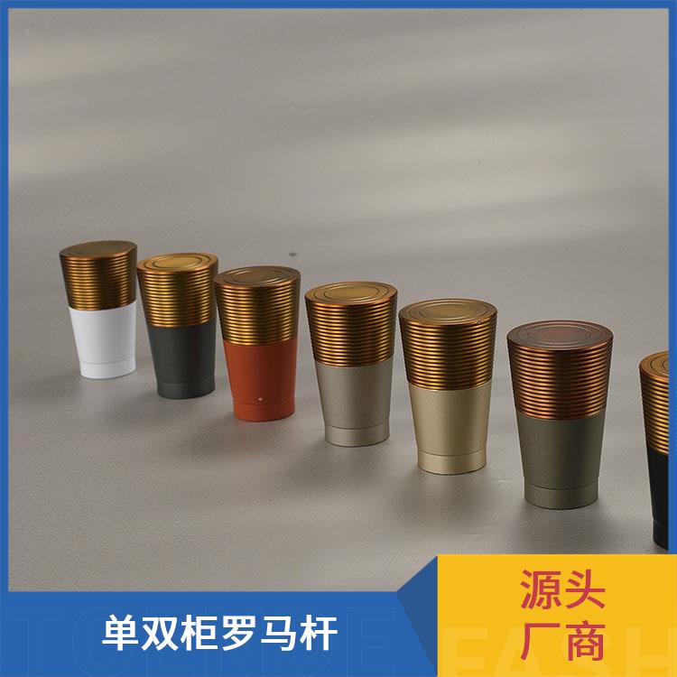 骏派餐厅商场铝合金罗马杆窗帘杆铁艺金属源头厂商
