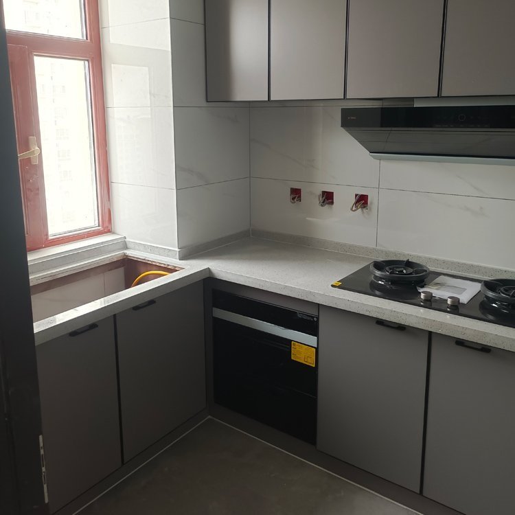 厨房简易橱柜 全铝家具 耐用防变形 鸿仕达家用厨柜 免费设计