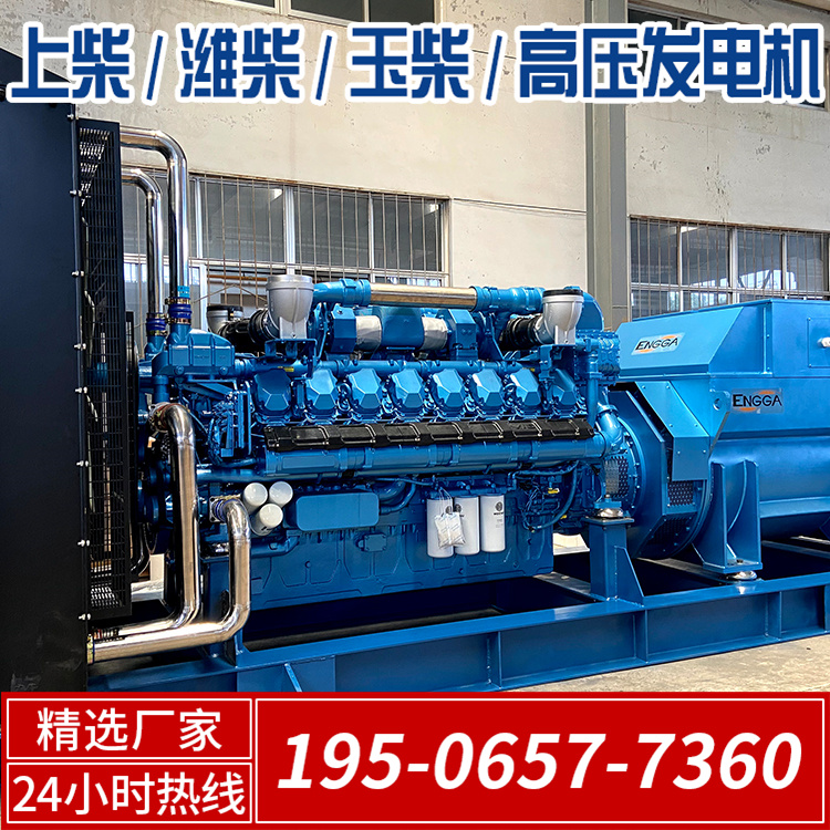 2200KW高压发电机 紧急备用电源 响应速度快 服务完善