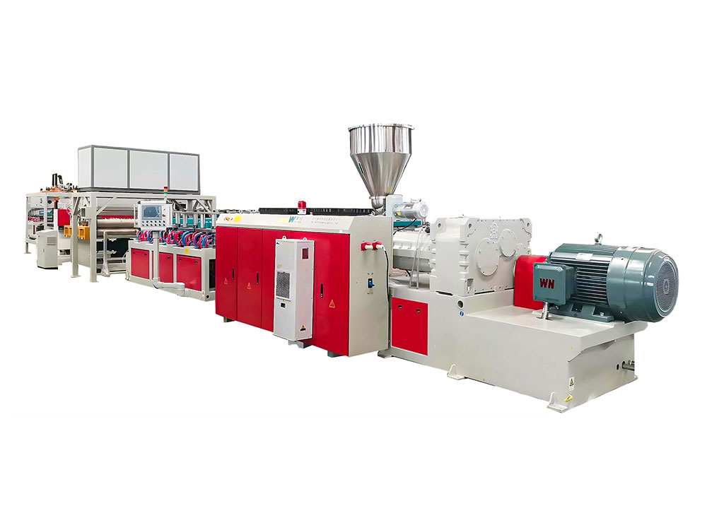 WPC floor production line