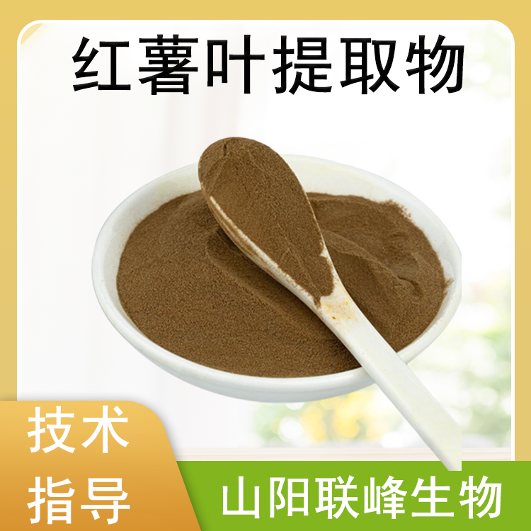 红薯叶提取物 10:1 水溶性 地瓜叶浓缩粉 喷雾干燥 食品级原料 联峰生物