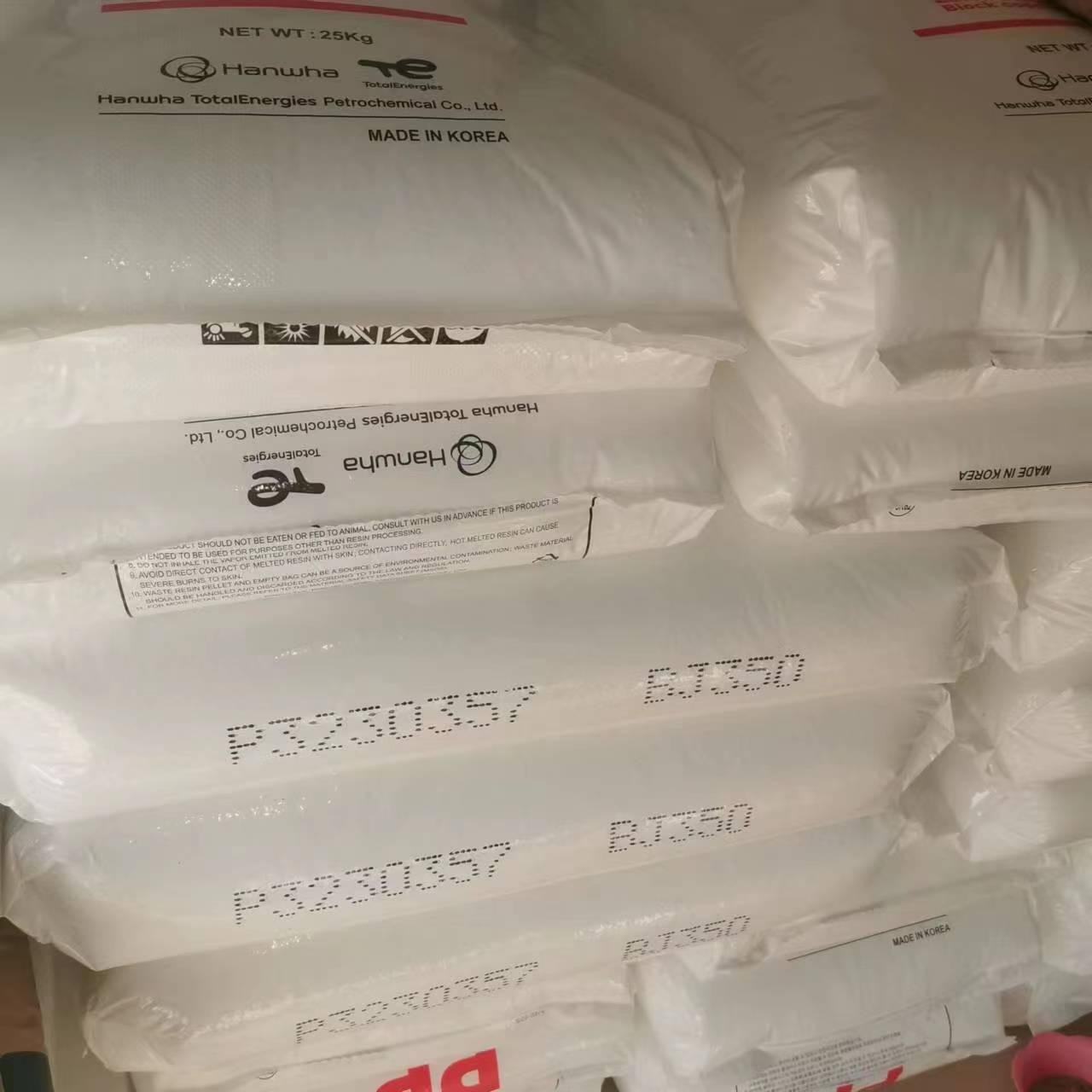 PP 韩国韩华道达尔 BJ350 高光泽 高抗冲 4个融脂