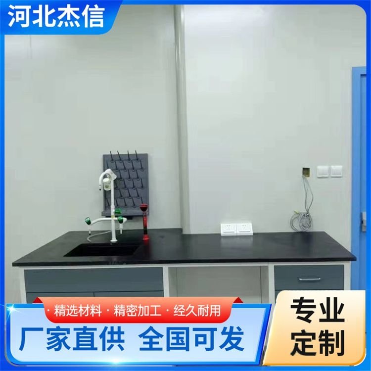 定制全钢实验台 杰信 中央台边台 防腐蚀台面 规格齐全