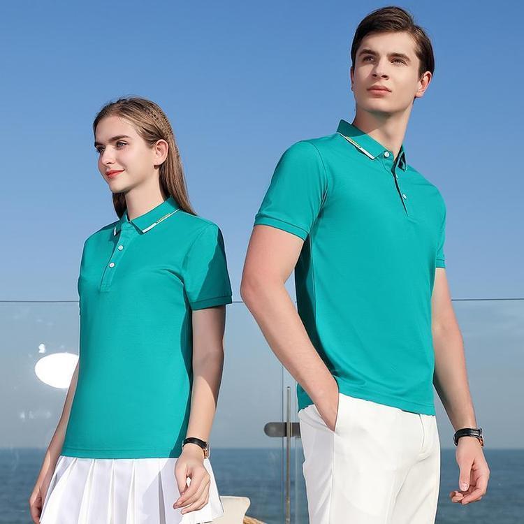 团依定企业polo衫定制 短袖翻领工作服订做 团体队服文化广告衫定制