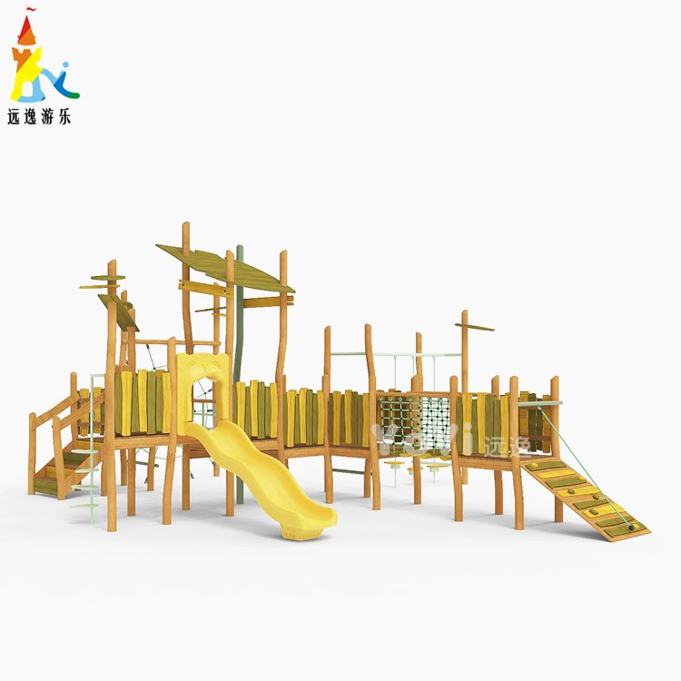 户外组合滑梯可定做 幼儿园多功能 儿童木质游乐设施定制