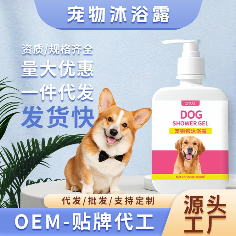 宠物狗沐浴露一件代发除螨除臭持久留香泰狗狗洗澡液宠物洗浴香波