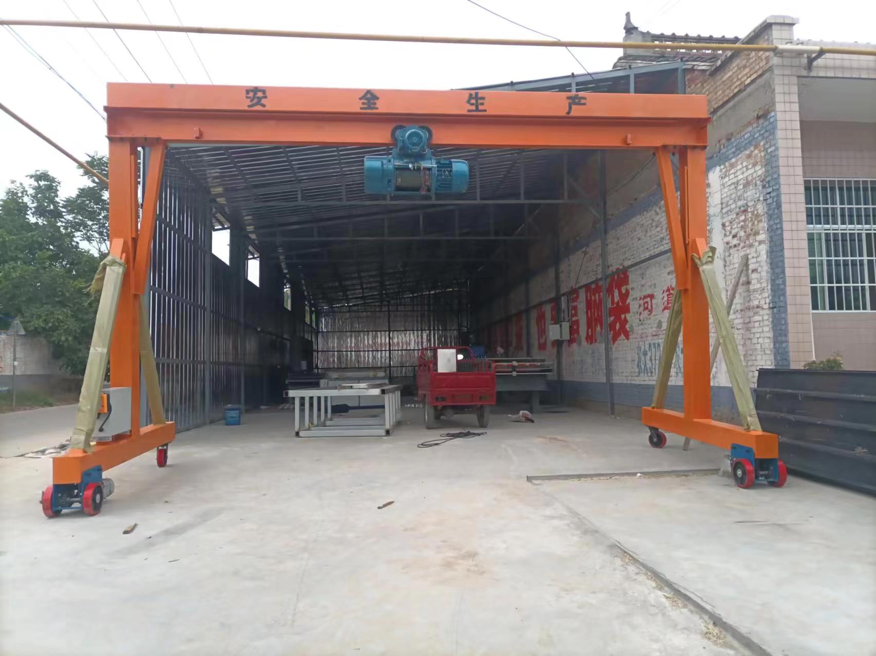 龙门架小型电动无轨龙门吊起重机定制1吨2吨3吨5吨轨道龙门吊车