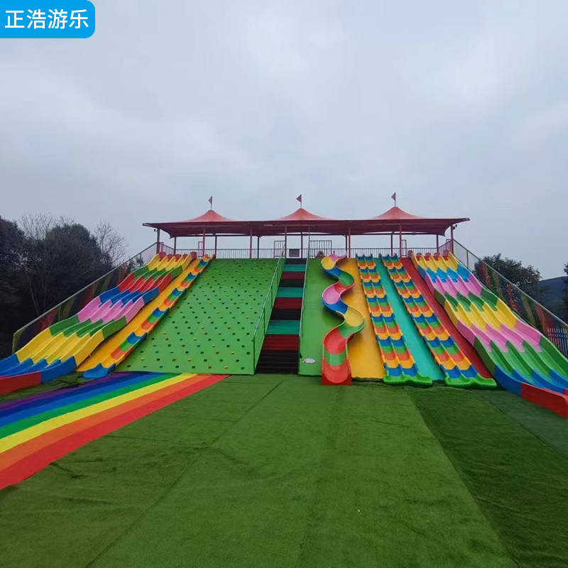 非标景区网红组合滑梯 大型户外游乐设施定制 多种造型滑梯设备