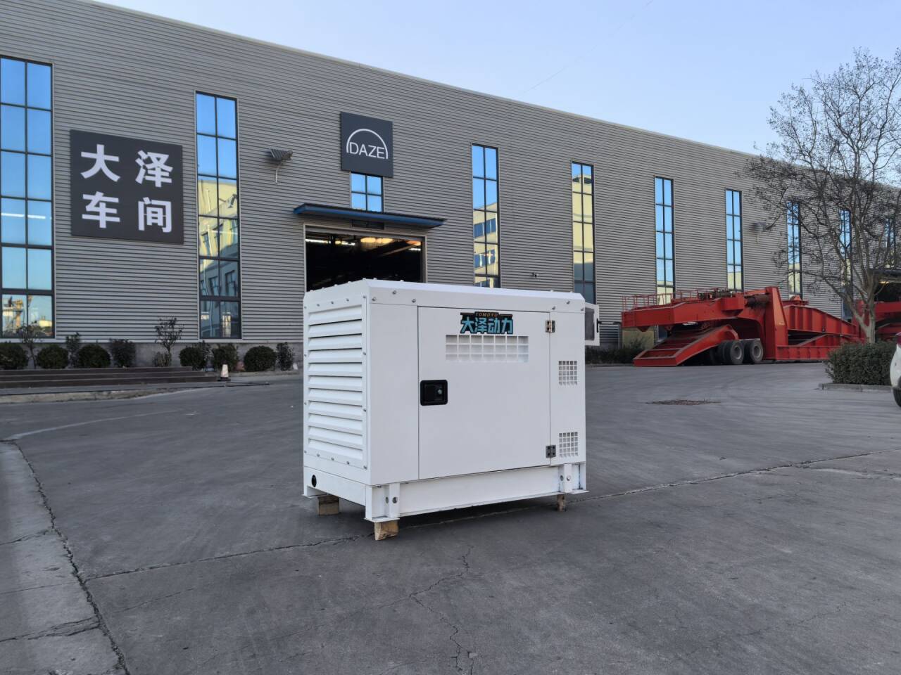 车厂配套12KW静音水冷柴油发电机 双缸动力 降噪散热效果好 大泽动力