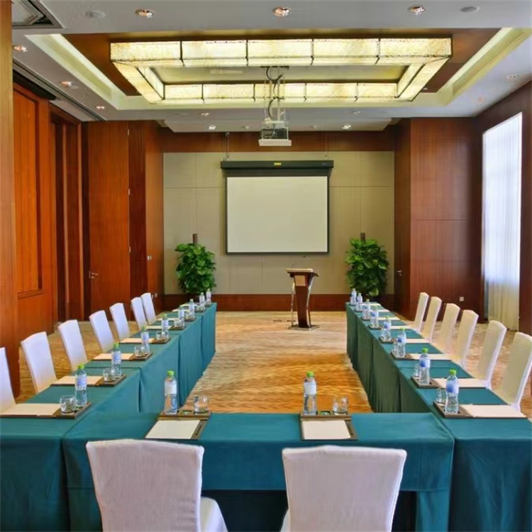 木杉定制会议室桌布 培训办公长条桌活动展会桌裙 长方形台布