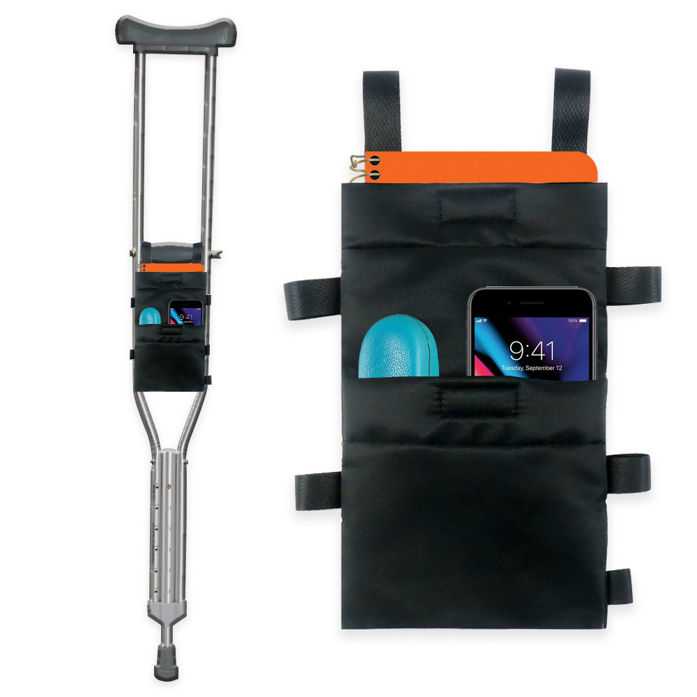 腋下拐棍收纳包 便携拐 棍水瓶袋 Underarm crutches storag 一件代发