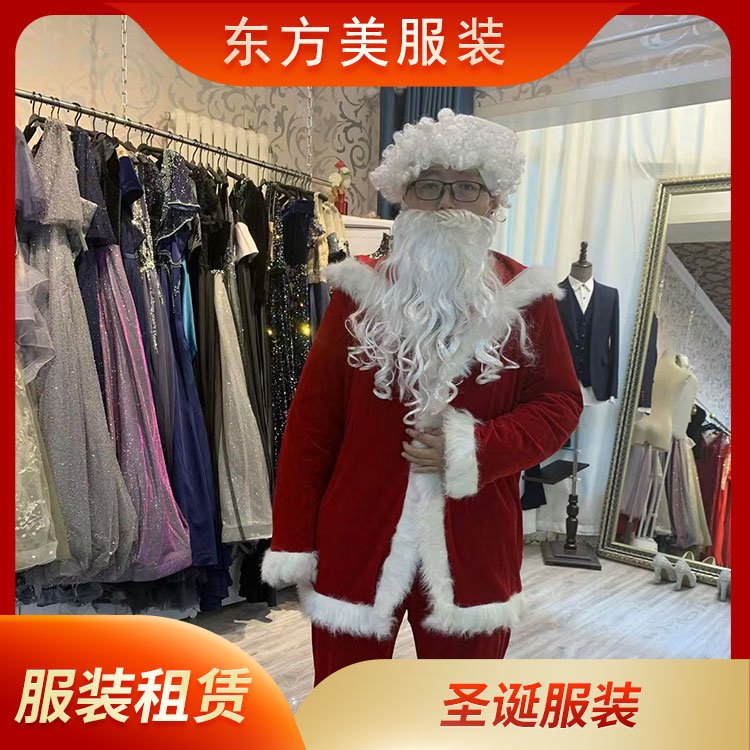 圣诞服装出租圣诞节主题派对衣服战袍服套装战衣
