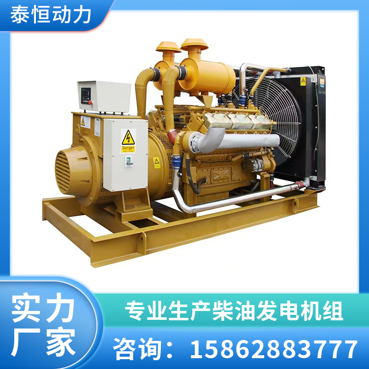 360KW上柴静音柴油发电机 发动机纯铜无刷电机 频率稳定 泰恒