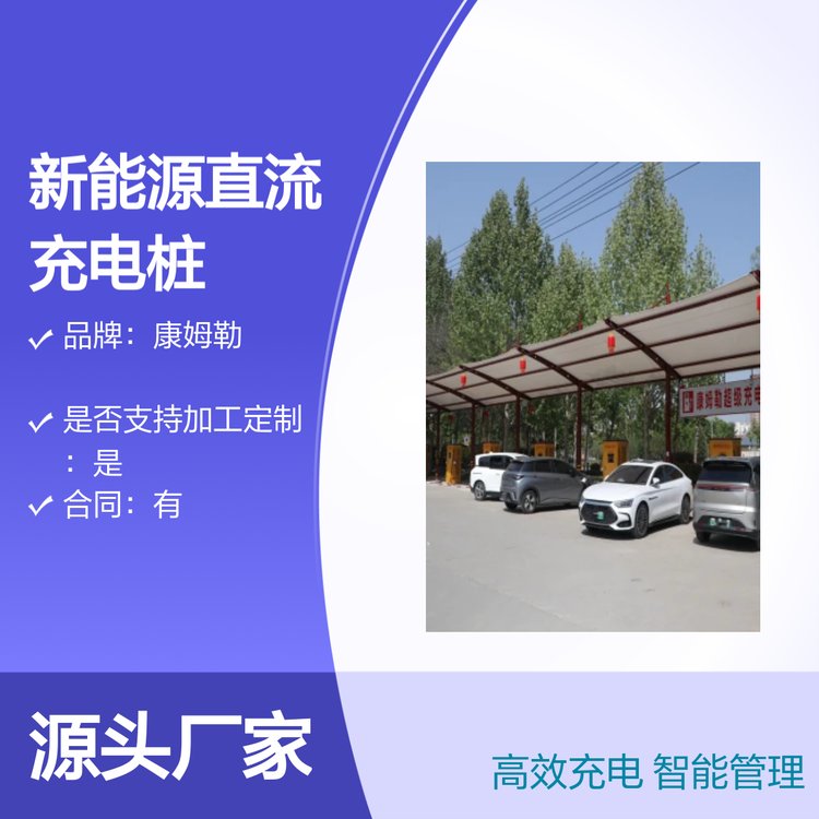 康姆勒新能源直流充电桩 立柱式高效充电 防护可靠 定制服务