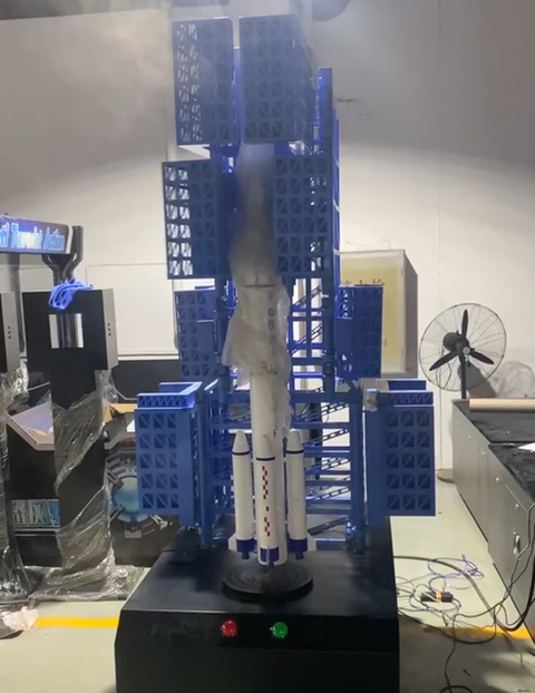 模拟火箭发射 科技馆科普展品 航天航空科普设备