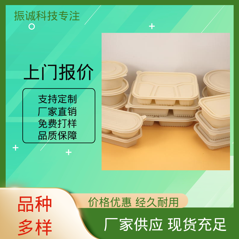 振诚科技 一次性方碗 加厚 符合限塑标准餐盒 可冷冻