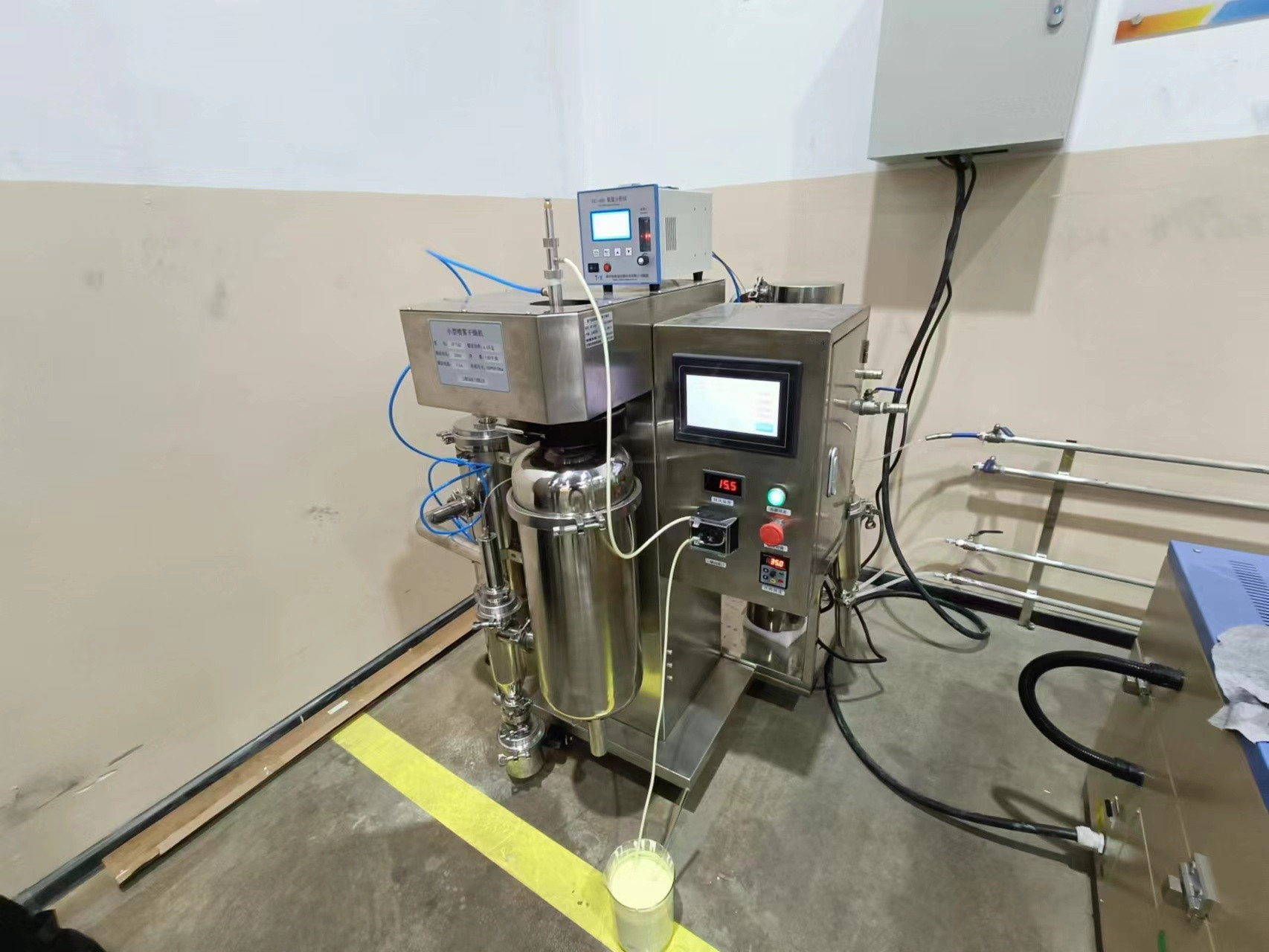 聚合氯化铝电池材料生产实验专用小型喷雾干燥机可定制