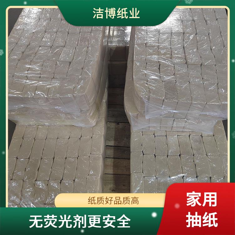 适用于酒店餐厅 纸巾抽 洁博纸业 纸质细腻不掉屑 可定制印logo