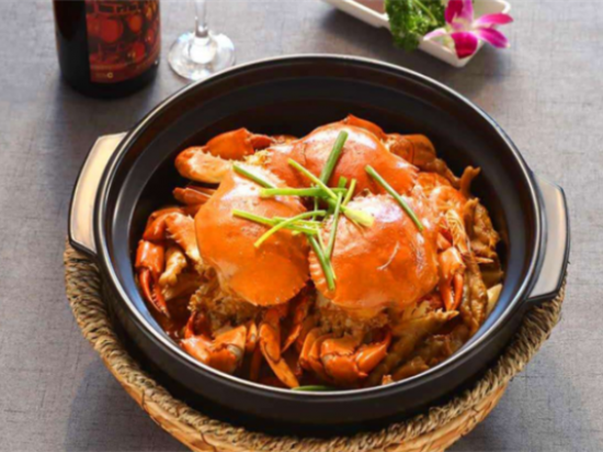 财子肉蟹煲