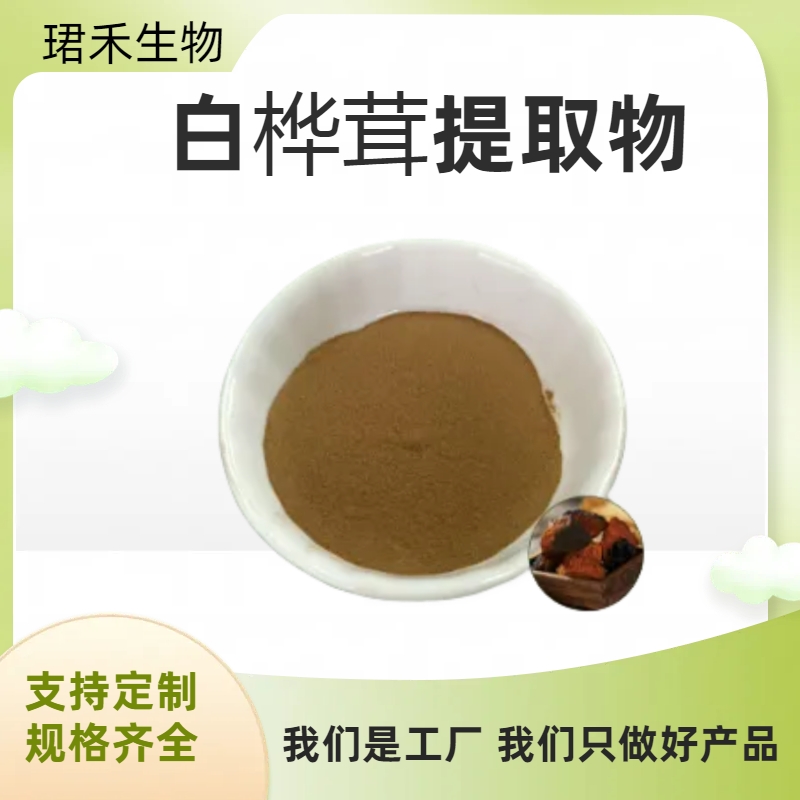 白桦茸提取物 浸膏 含白桦茸多糖 喷雾干燥工艺 溶解性好 多规格