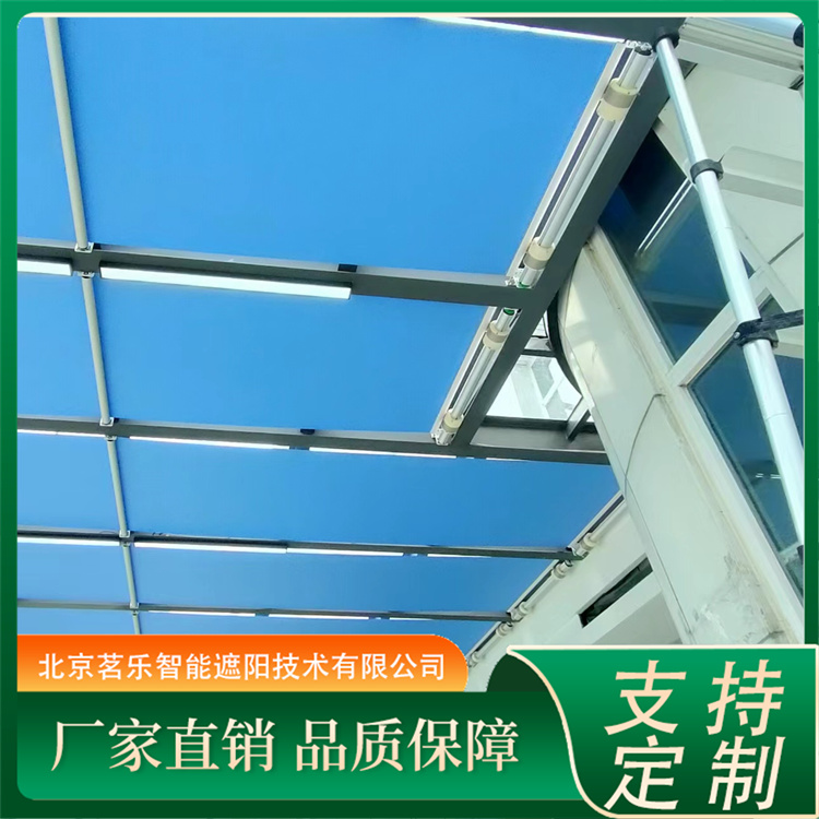 商场卷轴式天棚帘 优选材质 承重力豪 不易变形 茗乐