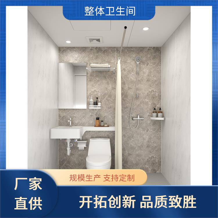 澳普特现代整体卫浴SMC材质隔断干湿分离可定制