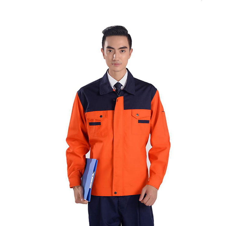 长袖工作服防静电 拼色工装定做 春秋冬季厂服套装厂家 XY-X300