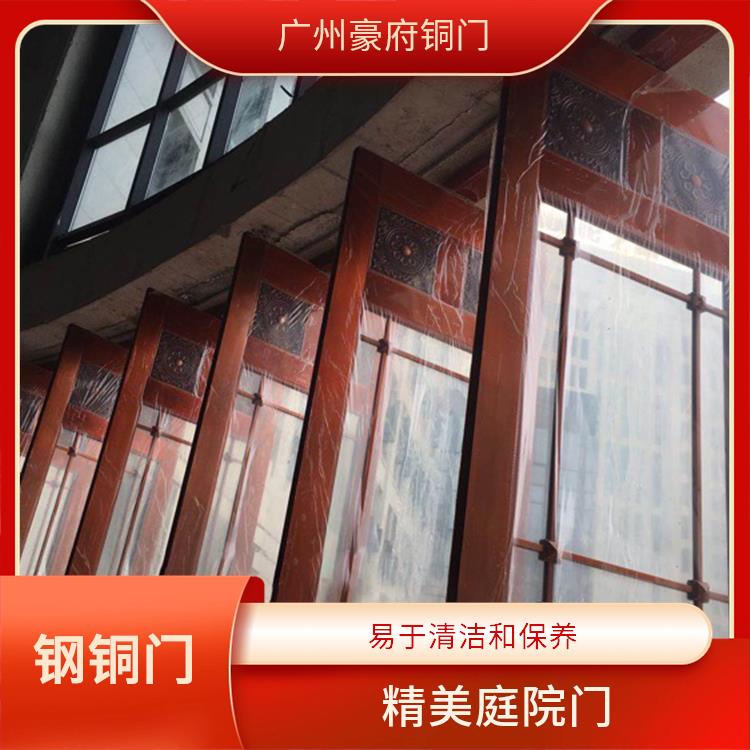 豪府 美观装饰 白钢镀铜门 真材实料 提供良好的安全性