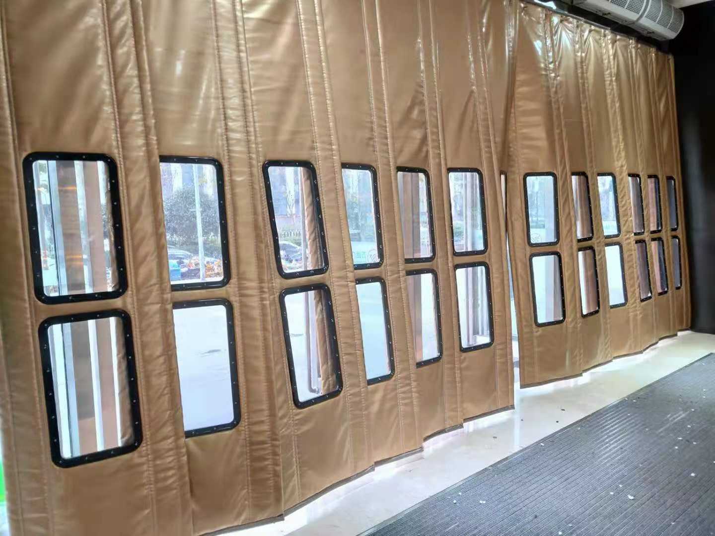 阔海 防寒棉门帘厂家 加厚防火棉帘 超市保温帘 支持定制