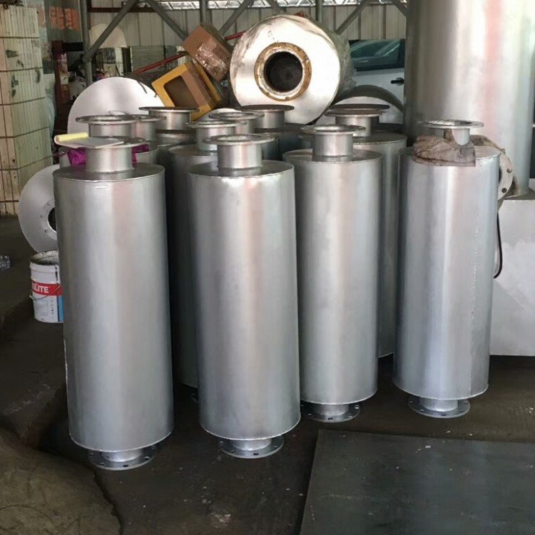 柴油发电机准用消声器5寸6寸8寸 一级二级消音器定制生产