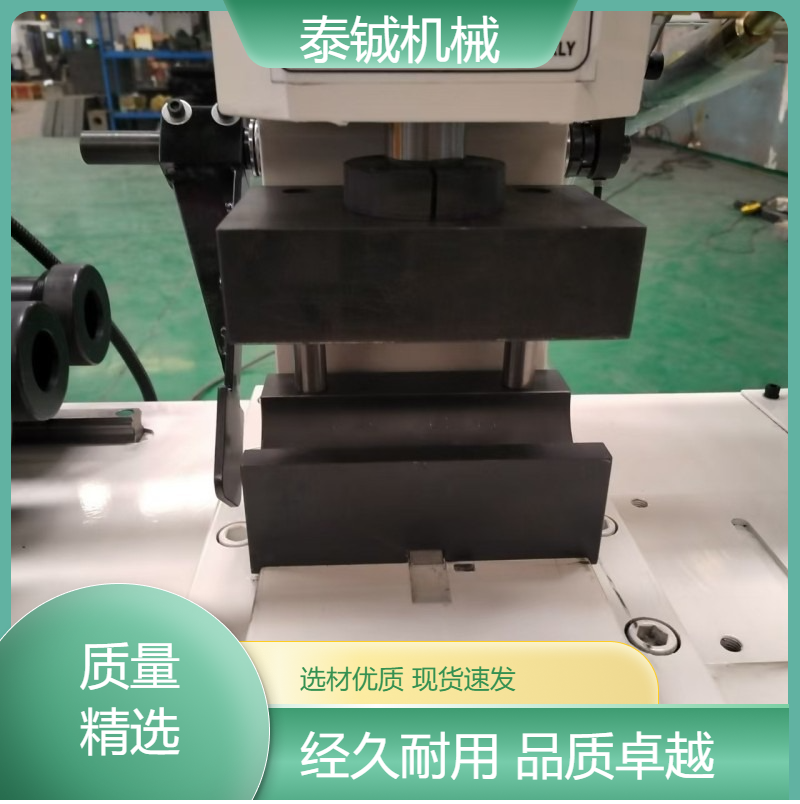 泰铖机械圆管小型缩管机双工位缩径冲孔机生产厂家