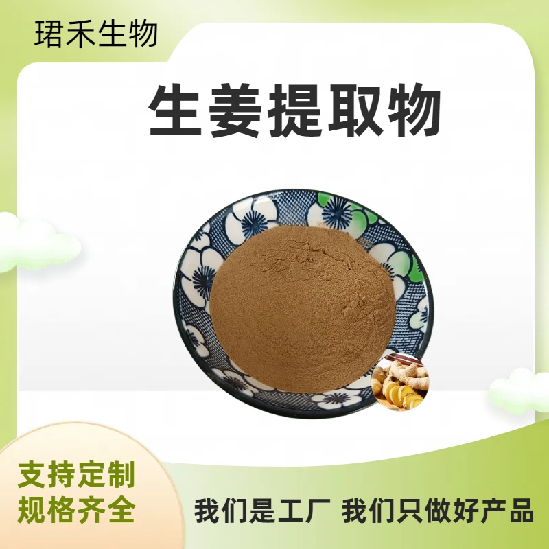 珺禾生物姜根提取物 食品级 水提速溶粉 10 ：1规格 1kg起批