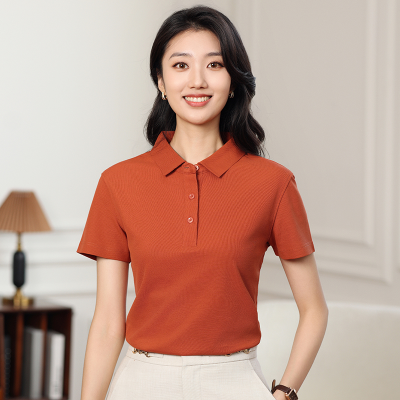 佰仕亨利 索罗纳棉珠花 2024夏季新品翻领Polo企业工作服定制