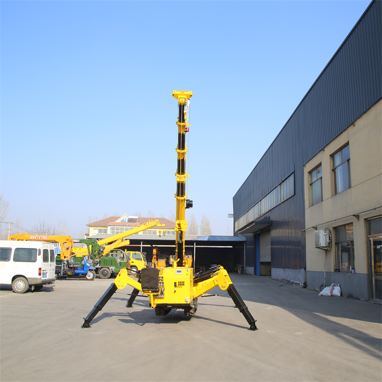 全地形微型履带吊车起重机厂家 3吨8吨小型伸缩臂履带蜘蛛吊