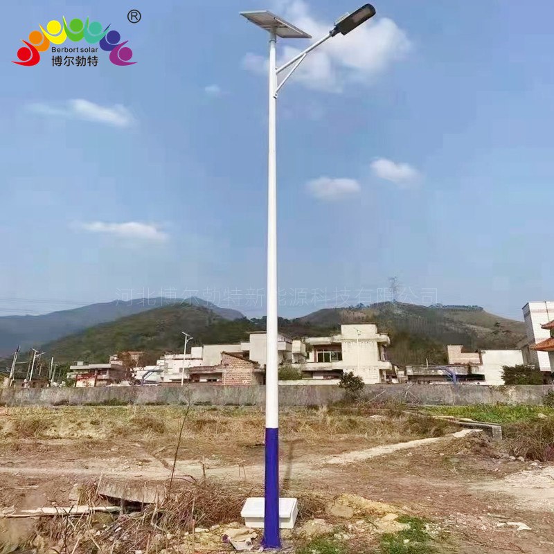 博尔勃特6米太阳能路灯市政道路照明LED路灯杆厂家批发河 南