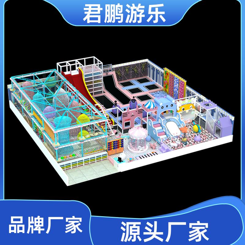 大型商场室内蹦床 儿童乐园淘气堡 非标定制 君鹏游乐