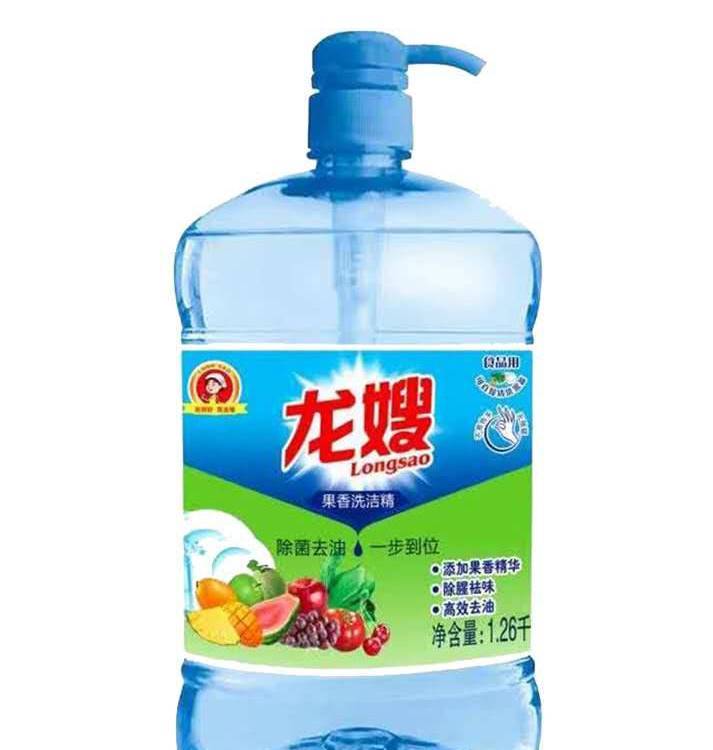 龙嫂1260克活力蓝莓洗洁精 果香高效去油除腥