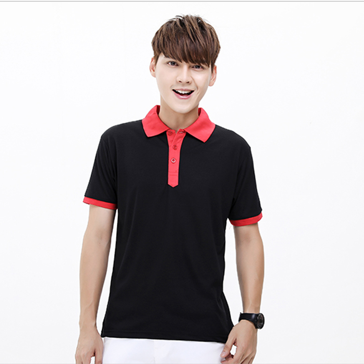 工作服定制LOGO短袖吸汗透气带领工服绣标志POLO衫夏季