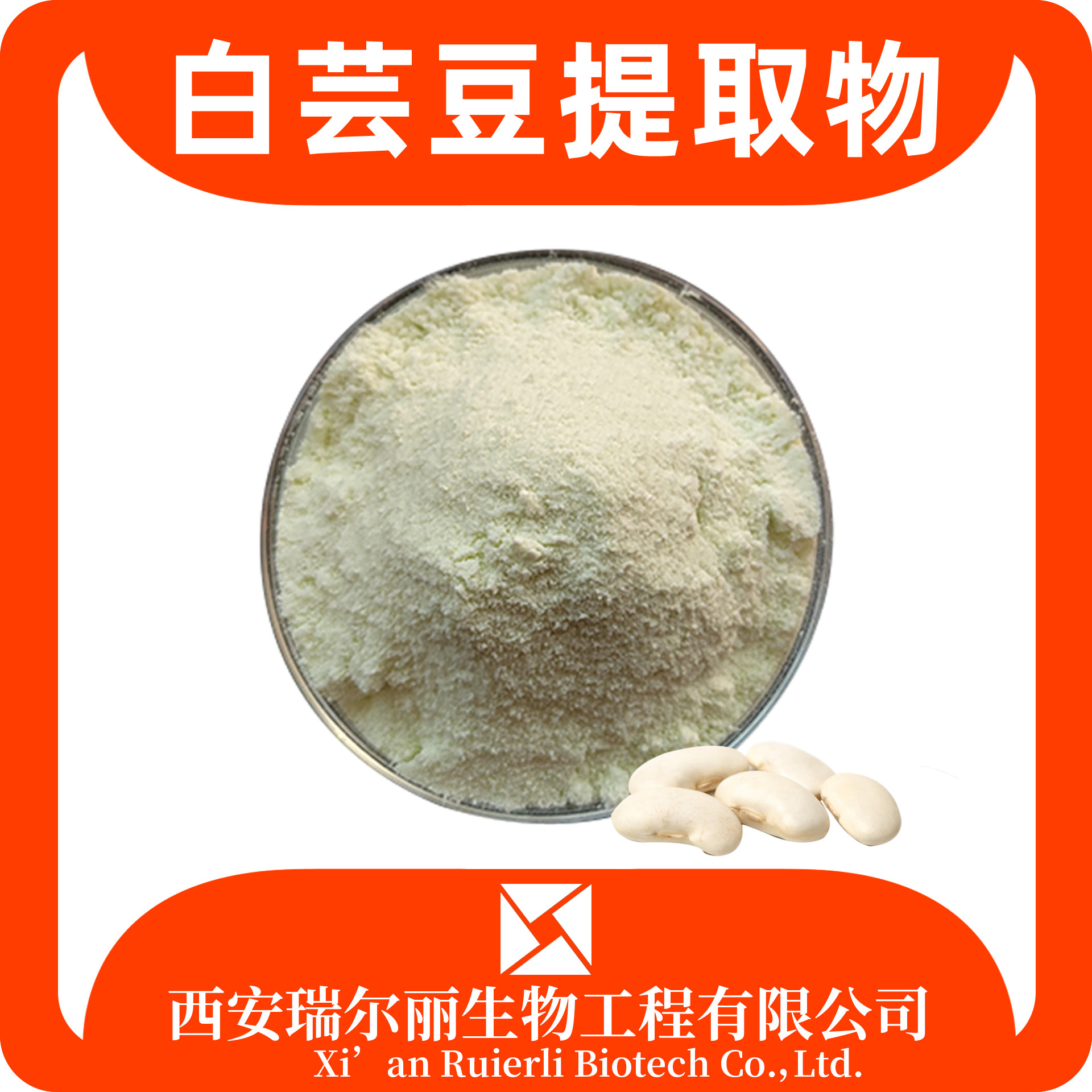 白芸豆提取物10：1 菜豆素 白芸豆粉 速溶 浸膏 瑞尔丽生物