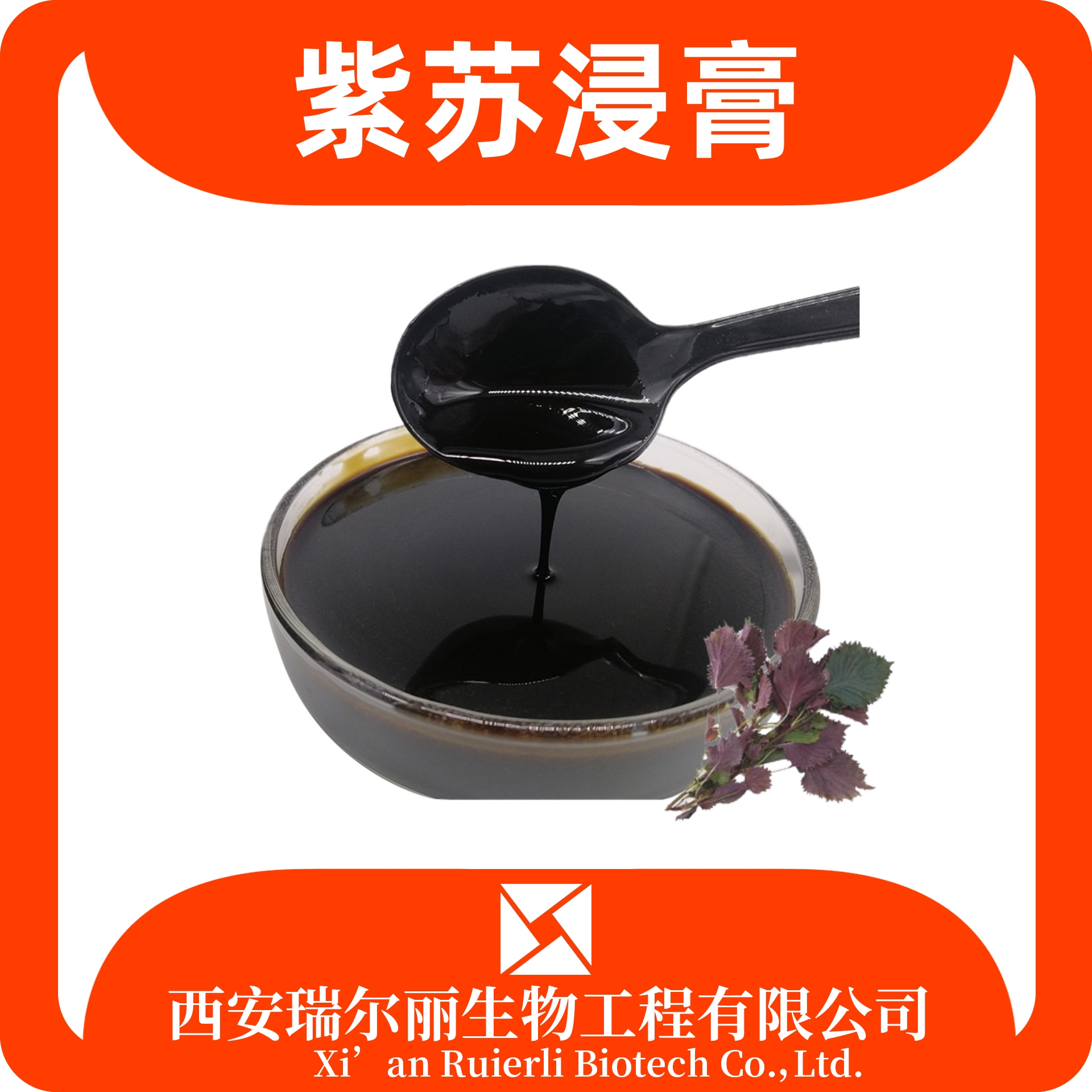 紫苏浸膏 速溶紫薯提取液 浓缩紫苏粉 SC证可定制 源头工厂