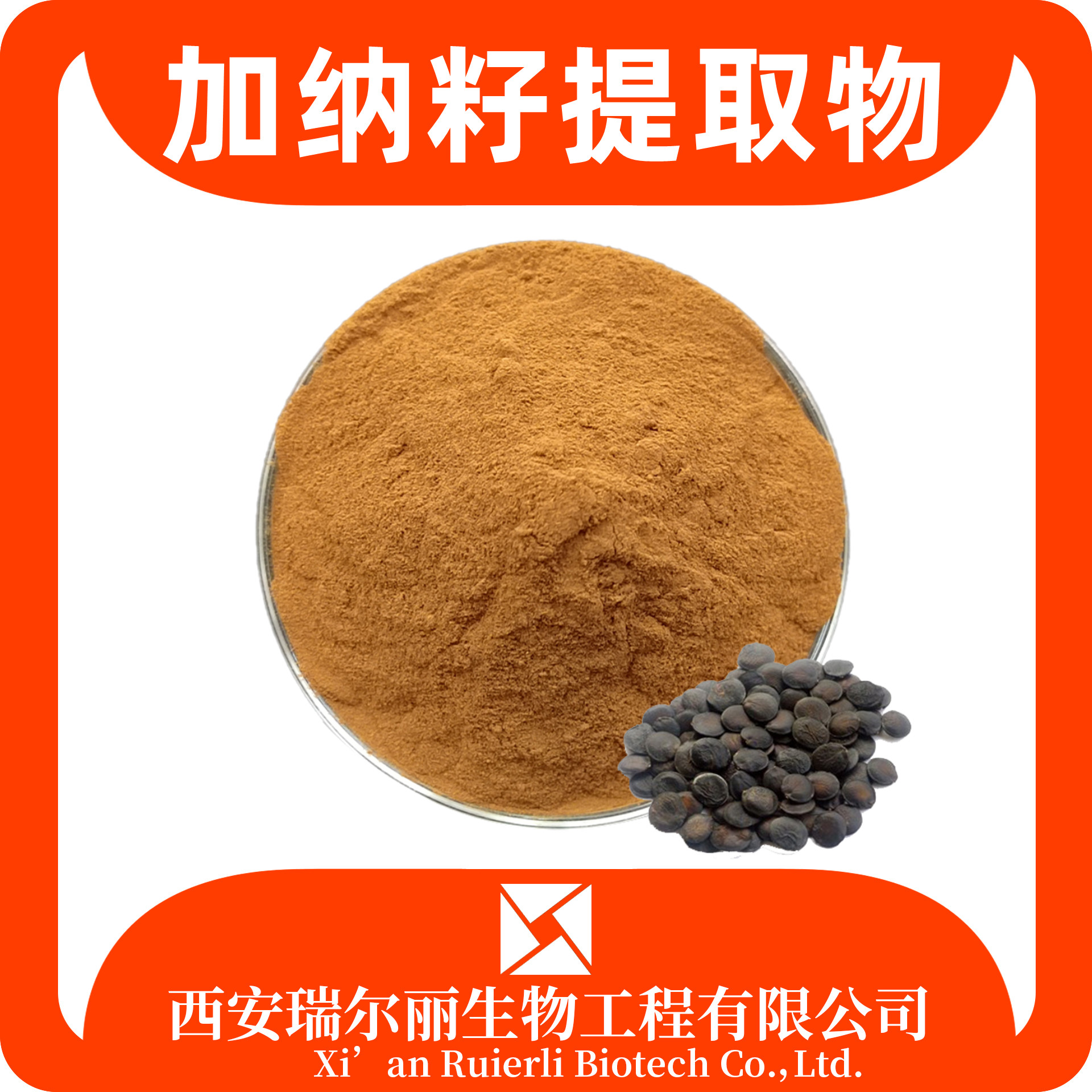 加纳籽提取物10-1 加纳籽粉 水溶加纳籽浸膏粉 sc证可定制 瑞尔丽生物