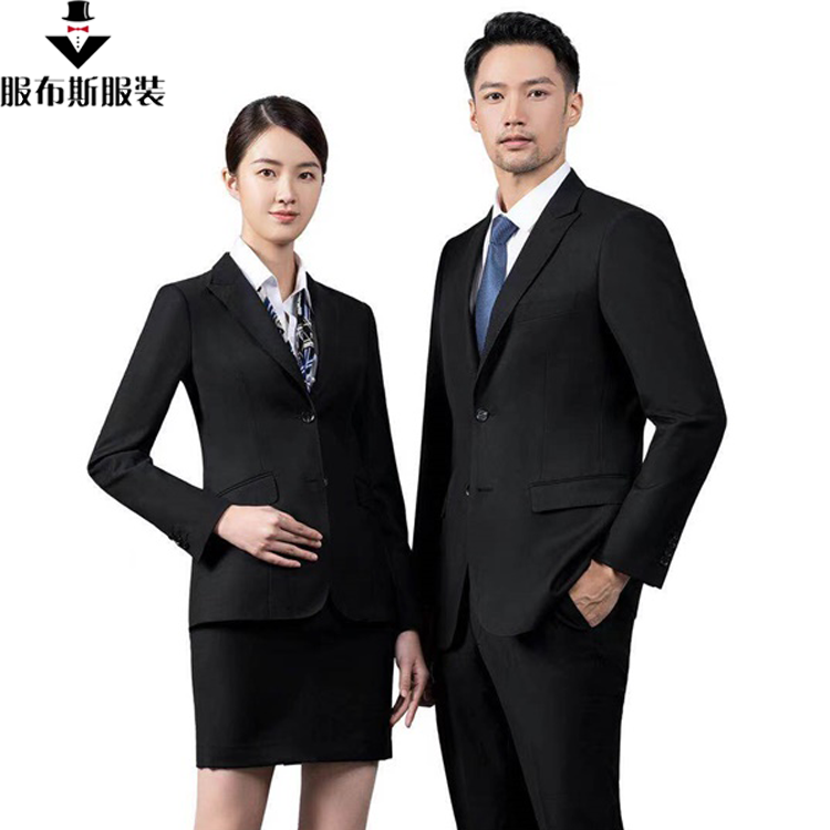 服布斯 英伦商务修身职业正装 企业公司团体西服 单双排扣 定制批发