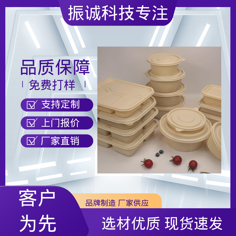 六格餐盒 儿童带餐便携环保 一次性打包盒 振诚科技