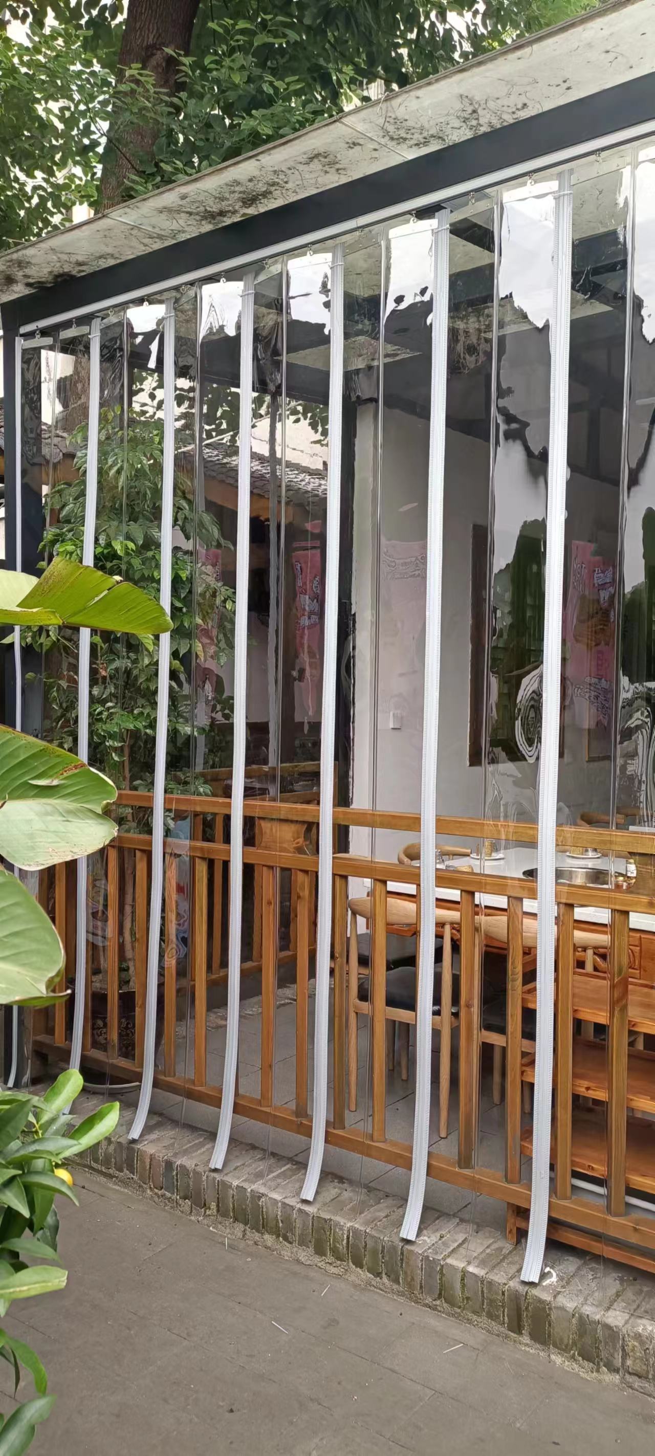 鑫盛佳达 折叠推拉帘 厂家批发 磁吸软门帘 品质保证