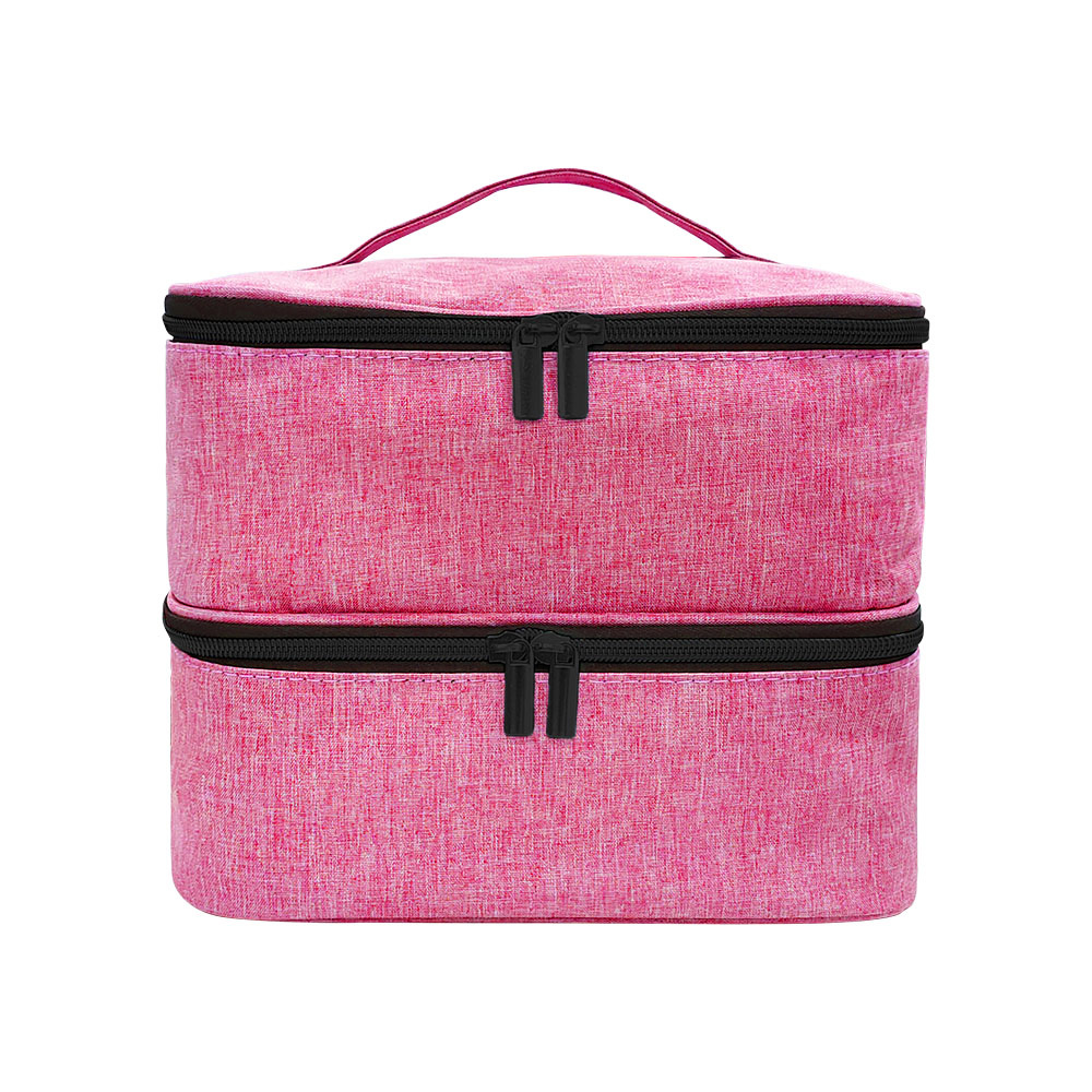指 甲油包双层指甲油收纳包烤灯收 纳 包 Nail polish organizer bag