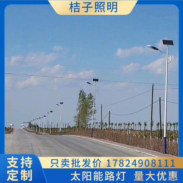 桔子照明 太阳能路灯 户外小区道路照明 可按需定做